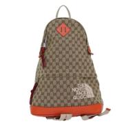 Gucci Vintage Pre-owned Canvas gucci-vskor Beige, Dam