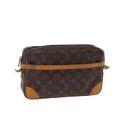 Louis Vuitton Vintage Pre-owned Canvas louis-vuitton-vskor Brown, Dam