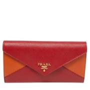 Prada Vintage Pre-owned Laeder plnbcker Red, Dam