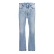 Givenchy Klassiska Stone-Wash Straight Jeans Blue, Herr