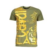 Cavalli Class Grön Bomull Logo Print T-shirt Green, Herr