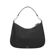 Valentino Garavani Rockstud Hobo Axelväska, Svart Läder Black, Dam