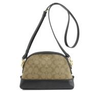 Coach Pre-owned Pre-owned Canvas axelremsvskor Brown, Dam