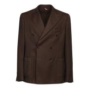 Dell'oglio Brun Blazer Stilfullt Utseende Brown, Herr