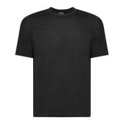 Dell'oglio Svart T-shirt för män Black, Herr