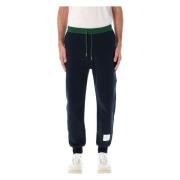 Thom Browne Marinblå Färgblockerade Sweatpants Aw24 Blue, Herr