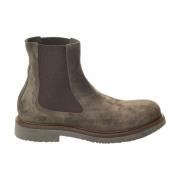 Hundred100 Brun Mocka Ankelboots Stil Komfort Brown, Herr