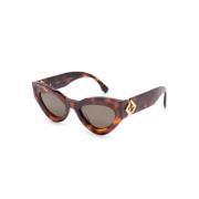 Fendi Fe40146I 53N Sunglasses Brown, Dam