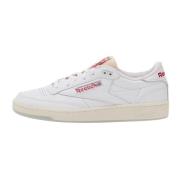 Reebok Club C 85 Vintage Sneakers Vit, Krita Vector Röd-40 White, Herr