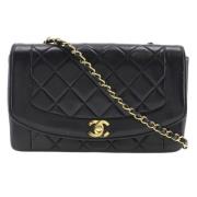 Chanel Vintage Pre-owned Laeder chanel-vskor Black, Dam