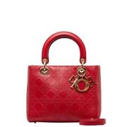 Dior Vintage Pre-owned Laeder dior-vskor Red, Dam