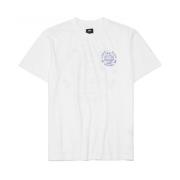 Edwin Tryckt Logotyp T-shirt White, Herr