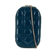 Dior Vintage Pre-owned Laeder hem-och-kontorstillbehr Blue, Dam