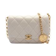 Chanel Vintage Pre-owned Laeder chanel-vskor White, Dam