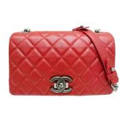 Chanel Vintage Pre-owned Laeder chanel-vskor Red, Dam