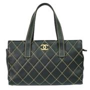 Chanel Vintage Pre-owned Laeder chanel-vskor Black, Dam