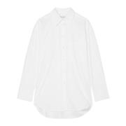 Marc O'Polo Pojkvän blus O-form White, Dam