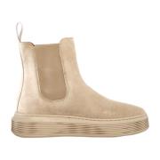 Voile Blanche Beige Läder Sneakers Beige, Dam