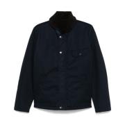 Universal Works Reversible Classic Style Jacket Blue, Herr