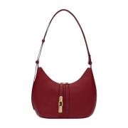 Furla Elegant Axelväska i Körsbärsrött Red, Dam