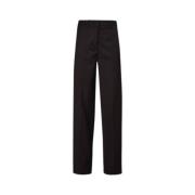 Liu Jo Svarta Chino Byxor med Rak Passform Black, Dam