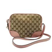 Gucci Vintage Pre-owned Canvas gucci-vskor Beige, Dam