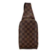 Louis Vuitton Vintage Pre-owned Canvas crossbodyvskor Brown, Dam