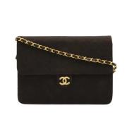 Chanel Vintage Pre-owned Bomull chanel-vskor Brown, Dam