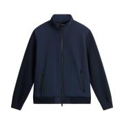 Woolrich Navy Blue Panelled Coat Blue, Herr