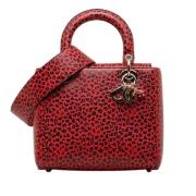 Dior Vintage Pre-owned Laeder dior-vskor Red, Dam