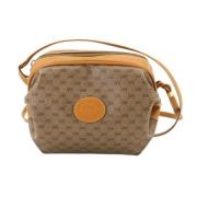 Gucci Vintage Pre-owned Canvas gucci-vskor Beige, Dam