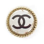 Chanel Vintage Pre-owned Metall chanel-smycken Yellow, Dam