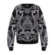 Versace Svart Tröja Aw23 Dammode Black, Dam