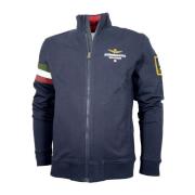 Aeronautica Militare Tricolor Arrows Full-Zip Tröja Blå Blue, Herr