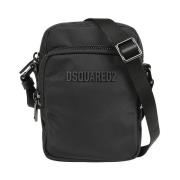 Dsquared2 Stilren Marsupio Väska för Dagligt Bruk Black, Herr