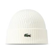 Lacoste Ull Logo Beanie White, Herr