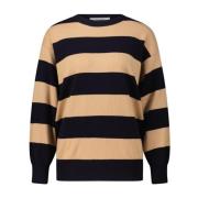 Max Mara Randig Cashmere Pullover Multicolor, Dam