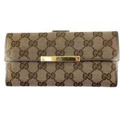 Gucci Vintage Pre-owned Canvas plnbcker Brown, Dam