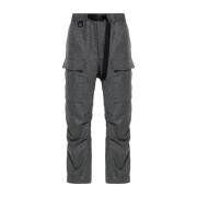 Y-3 Grå Stiliga Byxor Gray, Herr