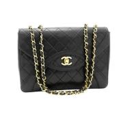 Chanel Vintage Pre-owned Laeder chanel-vskor Black, Dam