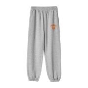 Hinnominate Grå Sweatpants med Elastiska Manschetter Gray, Dam