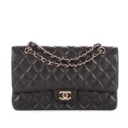 Chanel Vintage Pre-owned Laeder axelremsvskor Black, Dam