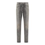 Diesel Slim-fit Jeans Gray, Herr