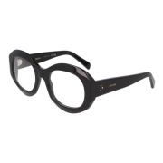 Celine Oregelbunden acetatramglasögon Black, Unisex