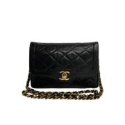 Chanel Vintage Pre-owned Laeder chanel-vskor Black, Dam