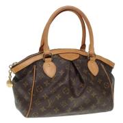 Louis Vuitton Vintage Pre-owned Canvas handvskor Brown, Dam