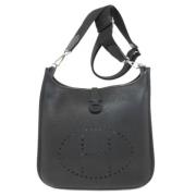 Hermès Vintage Pre-owned Tyg axelremsvskor Black, Dam