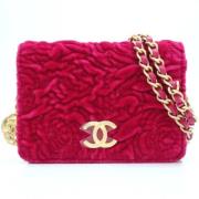 Chanel Vintage Pre-owned Tyg chanel-vskor Pink, Dam