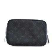 Louis Vuitton Vintage Pre-owned Canvas kuvertvskor Black, Dam