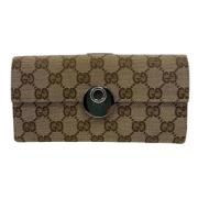 Gucci Vintage Pre-owned Canvas plnbcker Brown, Dam